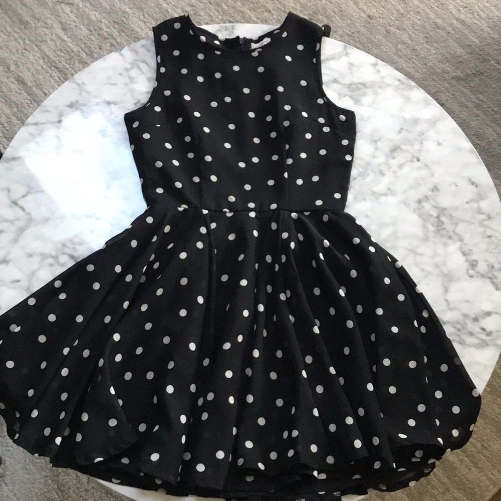 Black Polka Dot Dress